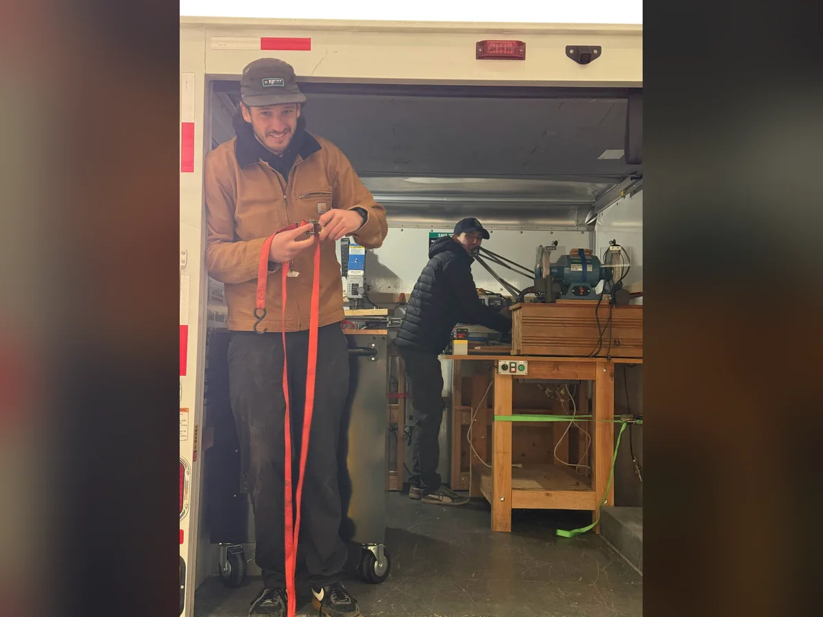 Working with equipment in the workshop